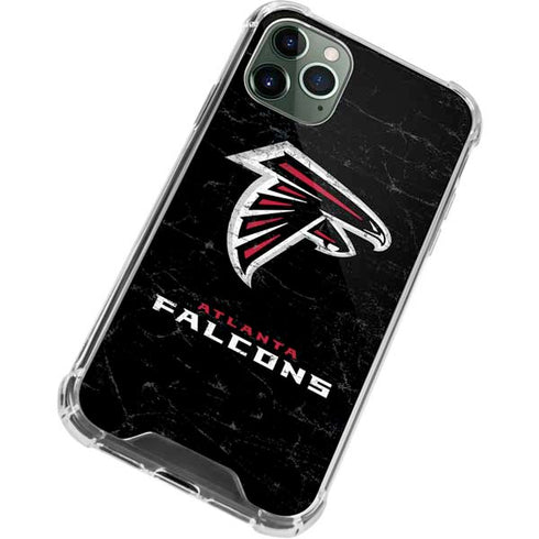 NFL Atlanta Falcons Distressed iPhone 12 Pro Clear Case