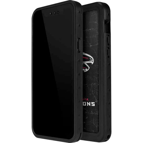 NFL Atlanta Falcons Distressed iPhone 12 Pro Waterproof Case
