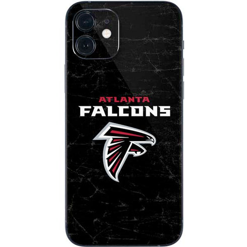 NFL Atlanta Falcons Distressed iPhone 12 Skin