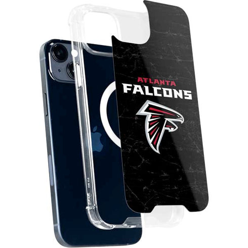 NFL Atlanta Falcons Distressed iPhone 15 Plus MagSafe Case