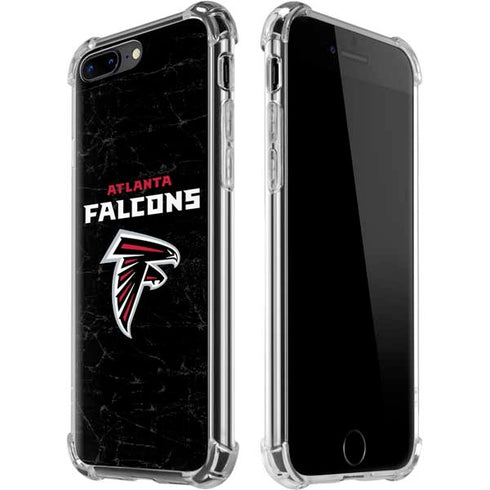 NFL Atlanta Falcons Distressed iPhone 7/8 Plus Clear Case
