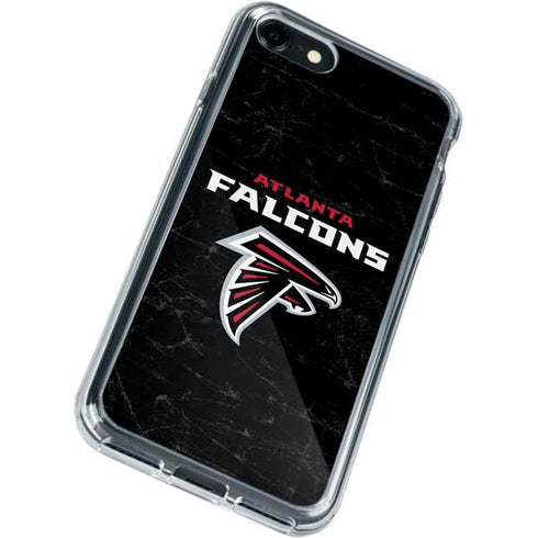 NFL Atlanta Falcons Distressed iPhone SE (2nd & 3rd Gen) Clear Case