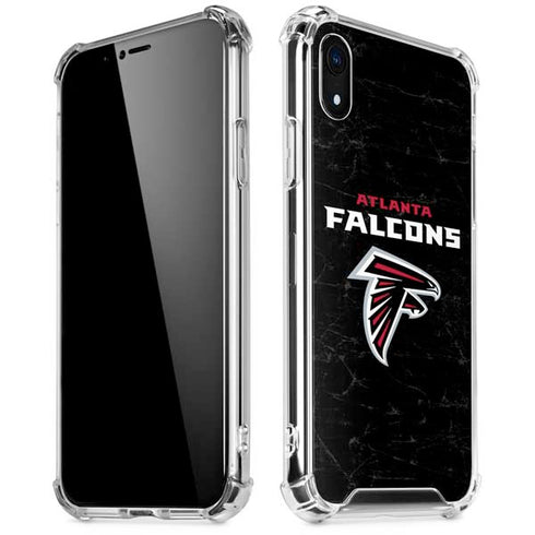 NFL Atlanta Falcons Distressed iPhone XR Clear Case