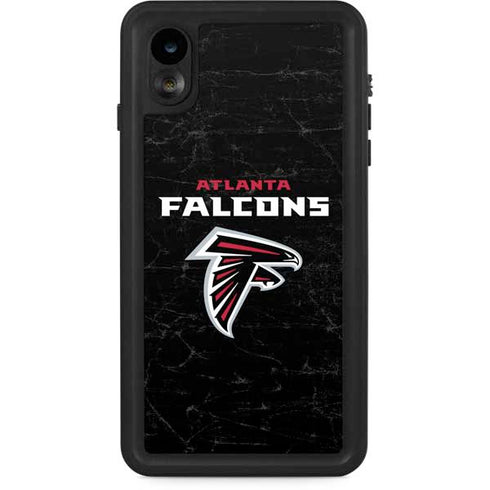 NFL Atlanta Falcons Distressed iPhone XR Waterproof Case