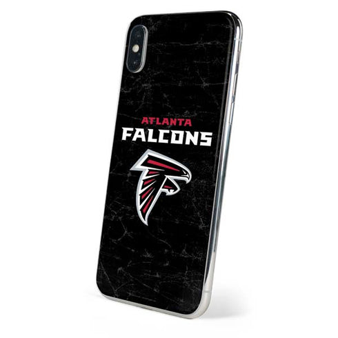 NFL Atlanta Falcons Distressed iPhone XS Skin