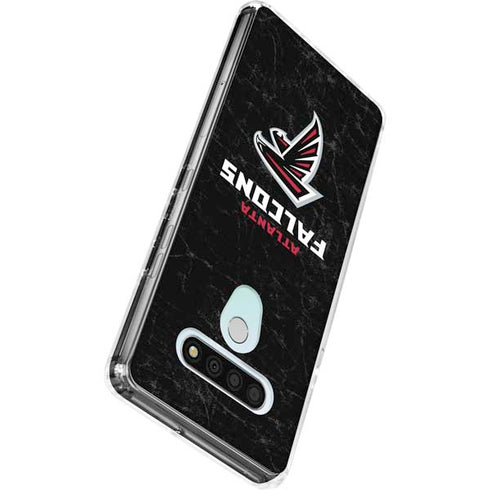 NFL Atlanta Falcons Distressed LG Stylo 6 Clear Case