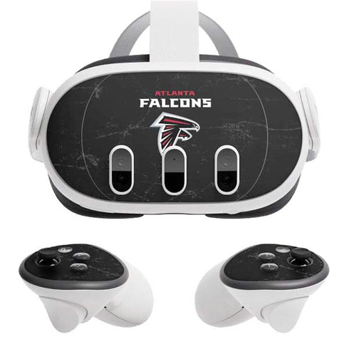 NFL Atlanta Falcons Distressed Meta Quest 3 Skin