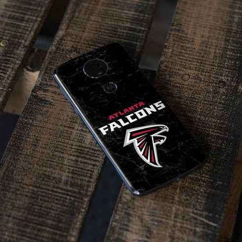NFL Atlanta Falcons Distressed Moto E5 Plus Skin
