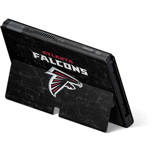 NFL Atlanta Falcons Distressed Nintendo Switch OLED (2021) Skin