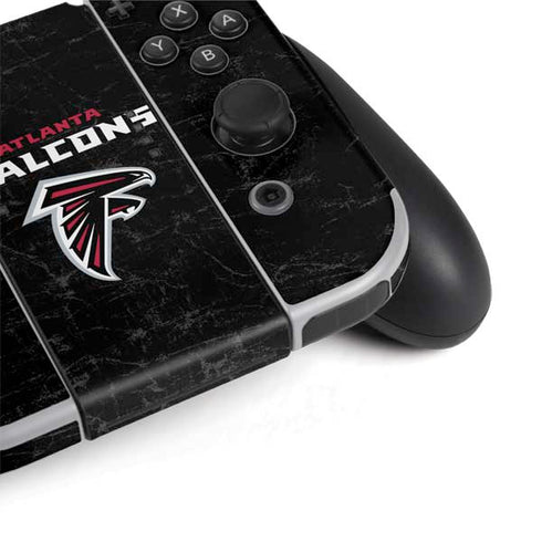 NFL Atlanta Falcons Distressed Nintendo Switch OLED (2021) Skin