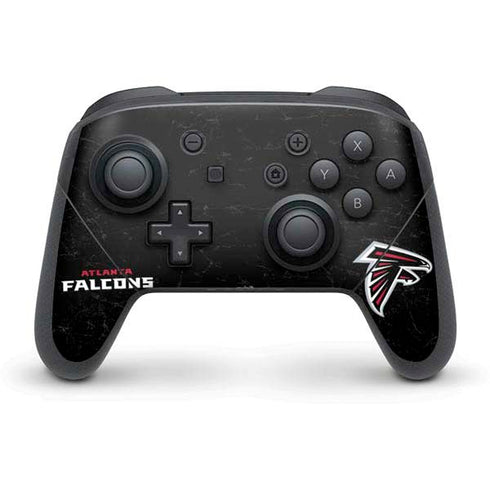 NFL Atlanta Falcons Distressed Nintendo Switch Pro Controller Skin