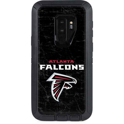NFL Atlanta Falcons Distressed Otterbox Defender Galaxy Skin