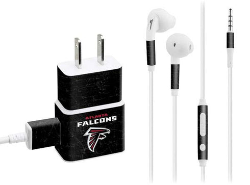 NFL Atlanta Falcons Distressed Phone Charger Skin