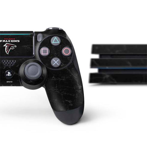 NFL Atlanta Falcons Distressed PS4 Pro Bundle Skin