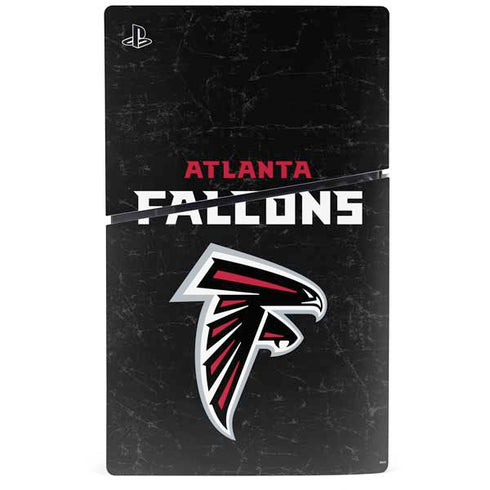 NFL Atlanta Falcons Distressed PS5 Slim Digital Edition Bundle Skin