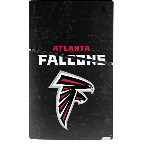 NFL Atlanta Falcons Distressed PS5 Slim Digital Edition Bundle Skin