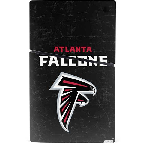 NFL Atlanta Falcons Distressed PS5 Slim Digital Edition Console Skin