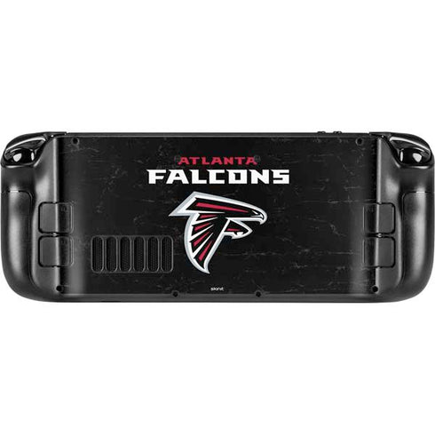 NFL Atlanta Falcons Distressed Steam Deck Handheld Gaming Computer Skin