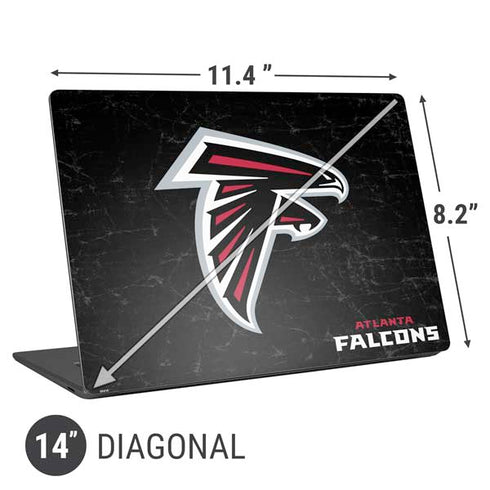 NFL Atlanta Falcons Distressed Universal Laptop 14in (11.4 x 8.2in) Skin