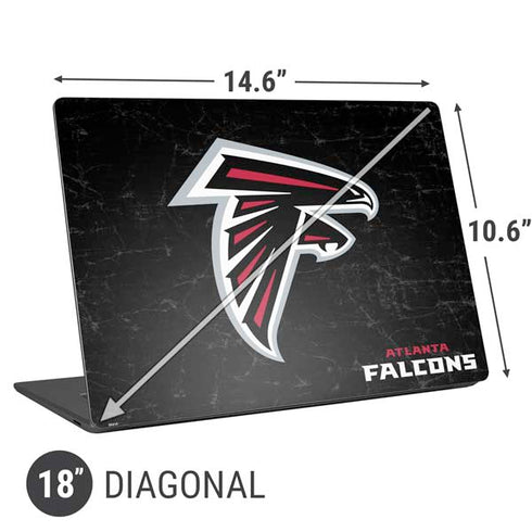 NFL Atlanta Falcons Distressed Universal Laptop 18in (14.6 x 10.6in) Skin