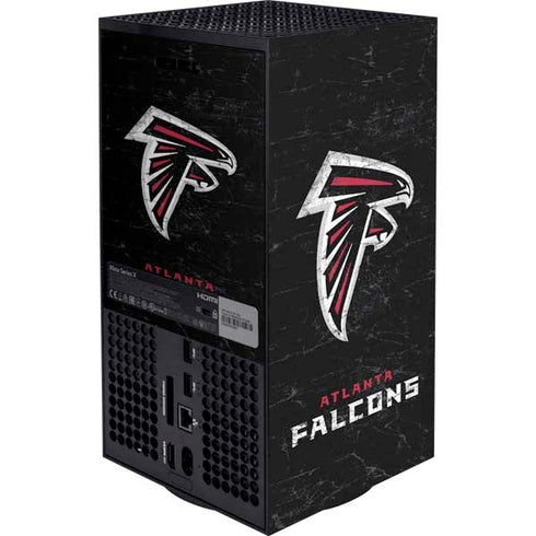 NFL Atlanta Falcons Distressed Xbox Series X Bundle Skin