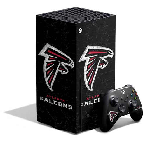 NFL Atlanta Falcons Distressed Xbox Series X Bundle Skin