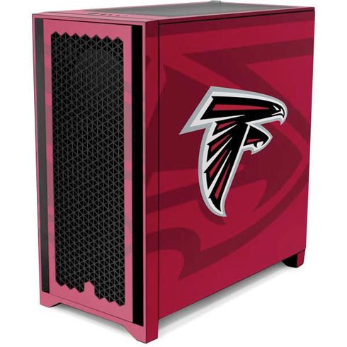 NFL Atlanta Falcons Double Vision Corsair 4000D Tempered Glass Mid-Tower ATX Case Skin
