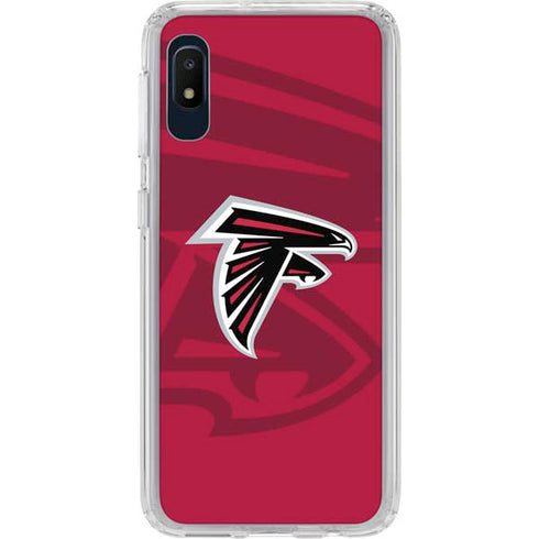 NFL Atlanta Falcons Double Vision Galaxy A10e Clear Case