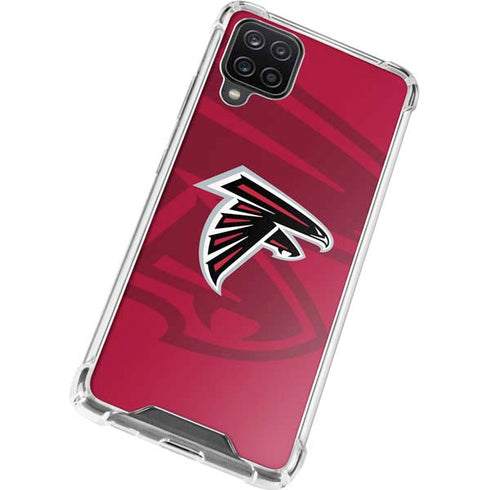 NFL Atlanta Falcons Double Vision Galaxy A12 Clear Case
