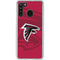 NFL Atlanta Falcons Double Vision Galaxy A21 Clear Case