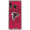 NFL Atlanta Falcons Double Vision Galaxy A30 Clear Case