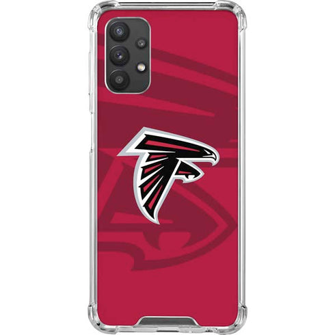 NFL Atlanta Falcons Double Vision Galaxy A32 5G Clear Case