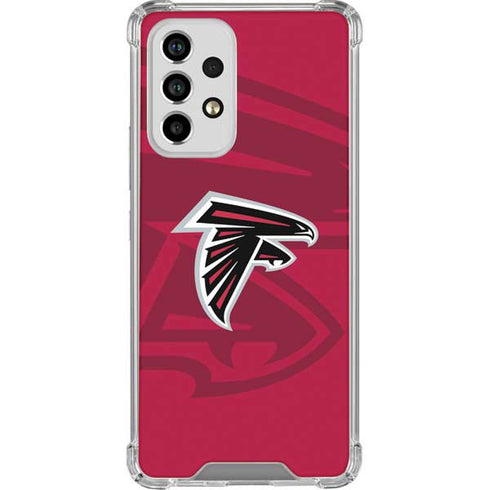 NFL Atlanta Falcons Double Vision Galaxy A33 5G Clear Case