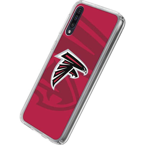 NFL Atlanta Falcons Double Vision Galaxy A50 Clear Case
