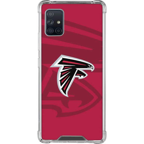 NFL Atlanta Falcons Double Vision Galaxy A51 5G Clear Case