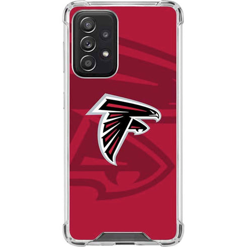 NFL Atlanta Falcons Double Vision Galaxy A52 5G Clear Case