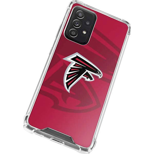 NFL Atlanta Falcons Double Vision Galaxy A52 5G Clear Case