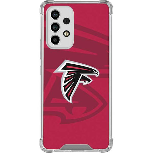 NFL Atlanta Falcons Double Vision Galaxy A53 5G Clear Case