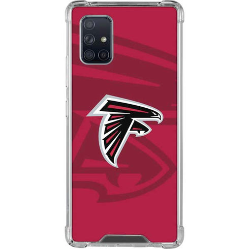NFL Atlanta Falcons Double Vision Galaxy A71 5G Clear Case