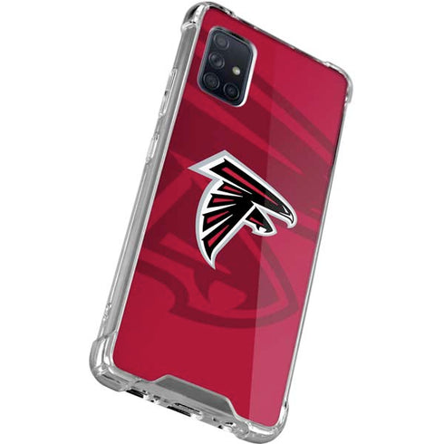 NFL Atlanta Falcons Double Vision Galaxy A71 5G Clear Case