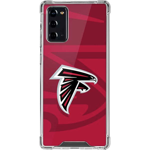 NFL Atlanta Falcons Double Vision Galaxy Note20 5G Clear Case