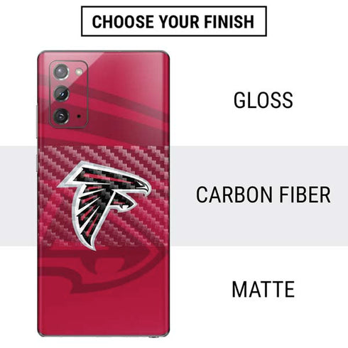 NFL Atlanta Falcons Double Vision Galaxy Note20 5G Skin
