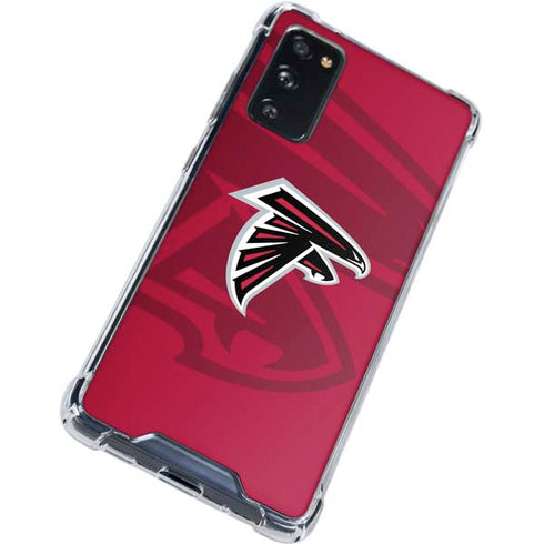 NFL Atlanta Falcons Double Vision Galaxy S20 FE Clear Case