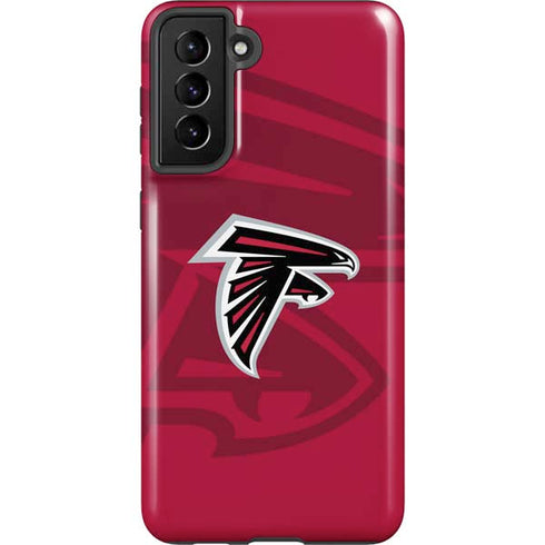 NFL Atlanta Falcons Double Vision Galaxy S21 FE Pro Case
