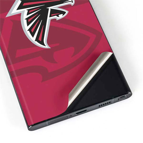 NFL Atlanta Falcons Double Vision Galaxy S22 Ultra Skin