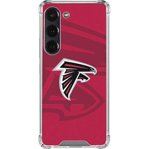 NFL Atlanta Falcons Double Vision Galaxy S23 Clear Case
