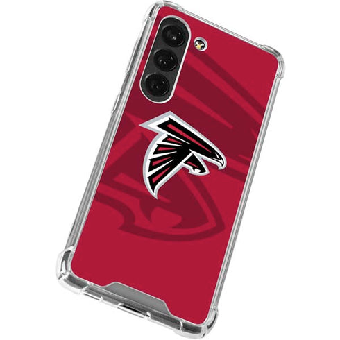 NFL Atlanta Falcons Double Vision Galaxy S23 Clear Case