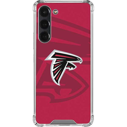 NFL Atlanta Falcons Double Vision Galaxy S23 Plus Clear Case
