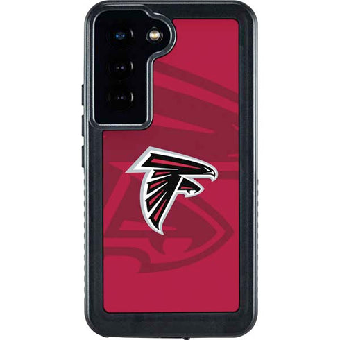 NFL Atlanta Falcons Double Vision Galaxy S23 Waterproof Case