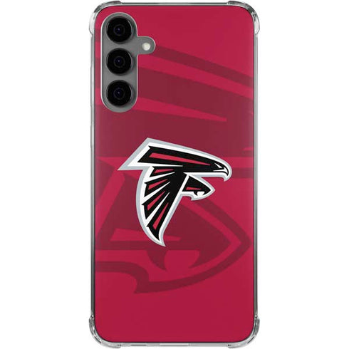 NFL Atlanta Falcons Double Vision Galaxy S24 Plus Clear Case